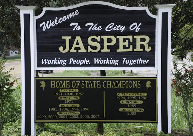 City of Jasper Welcome Sign