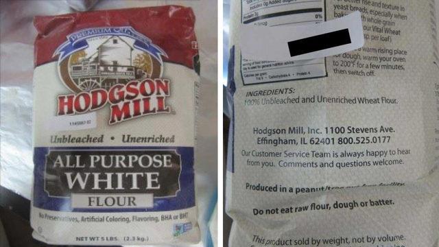Recalled Hodgson Mill Flour