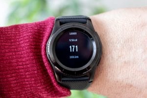 Smartwatch - sports watch - measures the pulse, steps, pace and quality of sleep. Also calculates calories burned. Image by Artur Łuczka, via Unsplash.com.