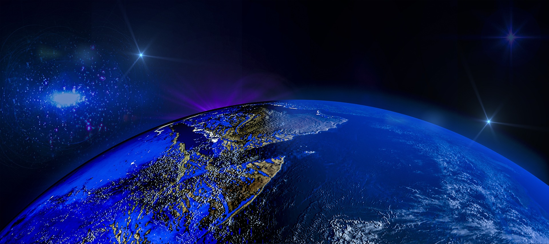 3D rendering of Earth; image by fernandozhiminaicela, via Pixabay.com.