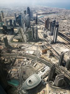 Burj Khalifa, Dubai, United Arab Emirates (125th floor); image by Arham Awan, via Unsplash.com.