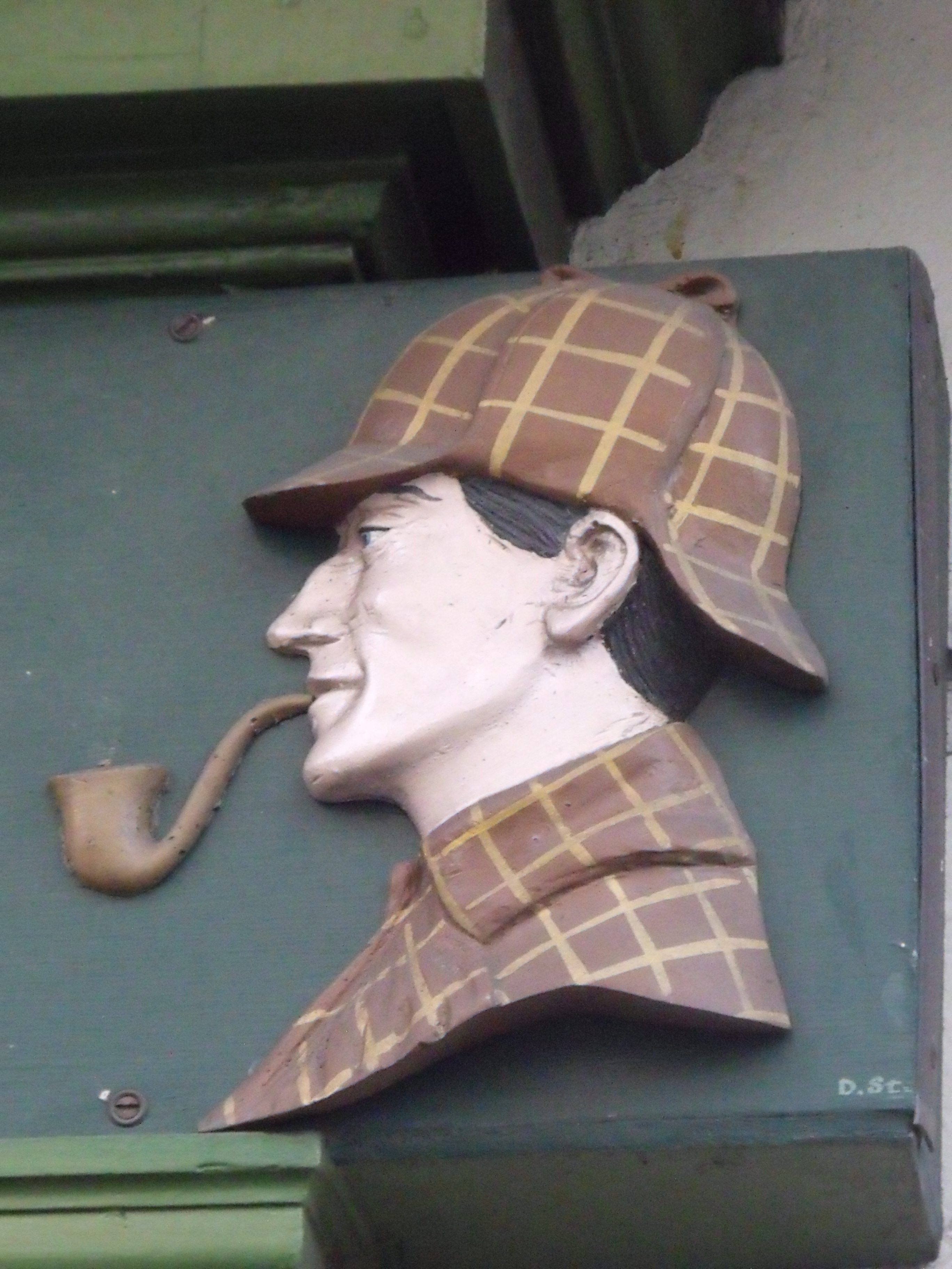 The Sherlock Holmes Museum at 221b Baker Street; image by Elliot Brown, via Flickr, CC BY 2.0, no changes.