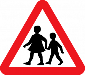 Children Crossing traffic sign