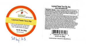 Recalled Taco Dip