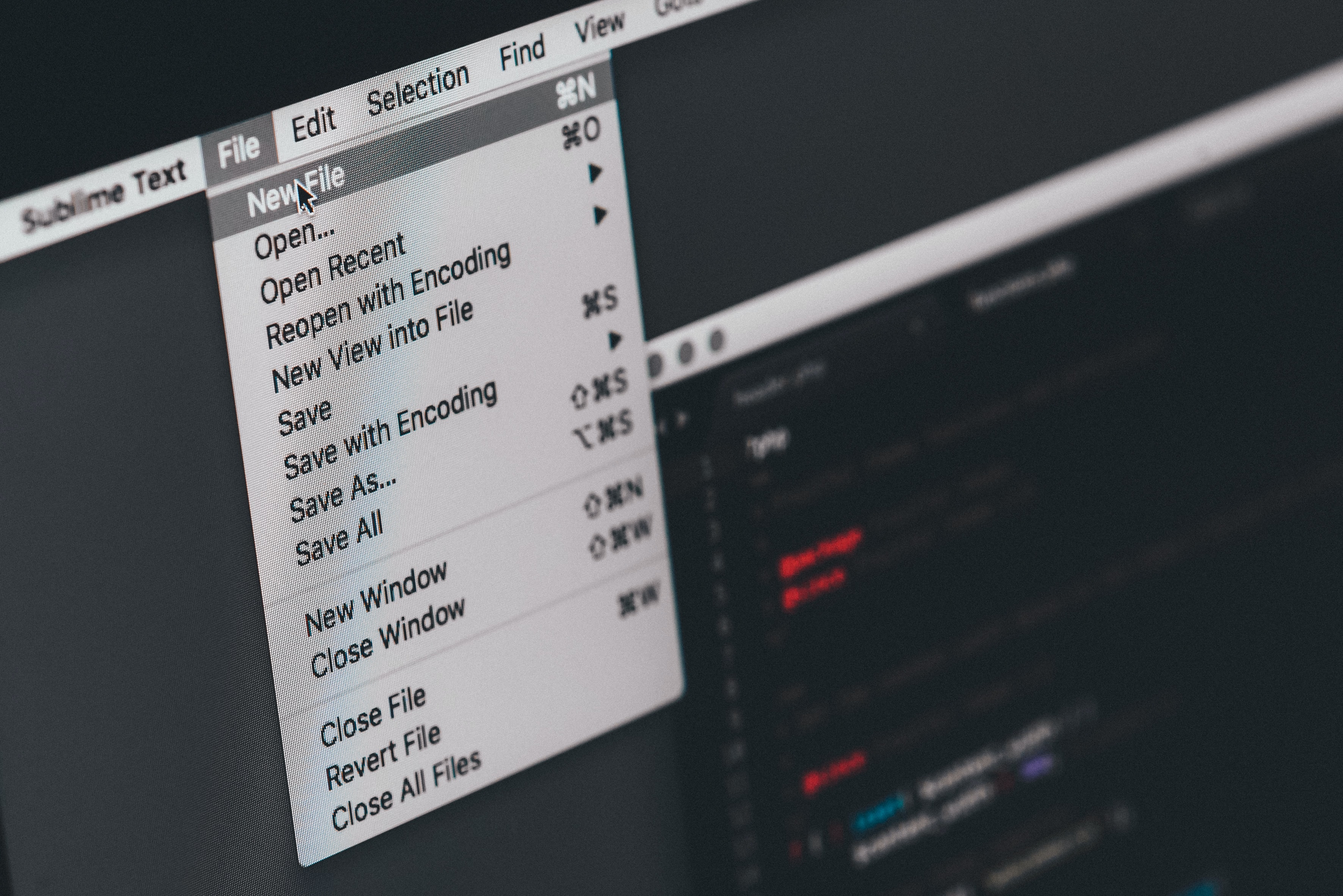 File menu screen; image by Ilya Pavlov, via Unsplash.com.