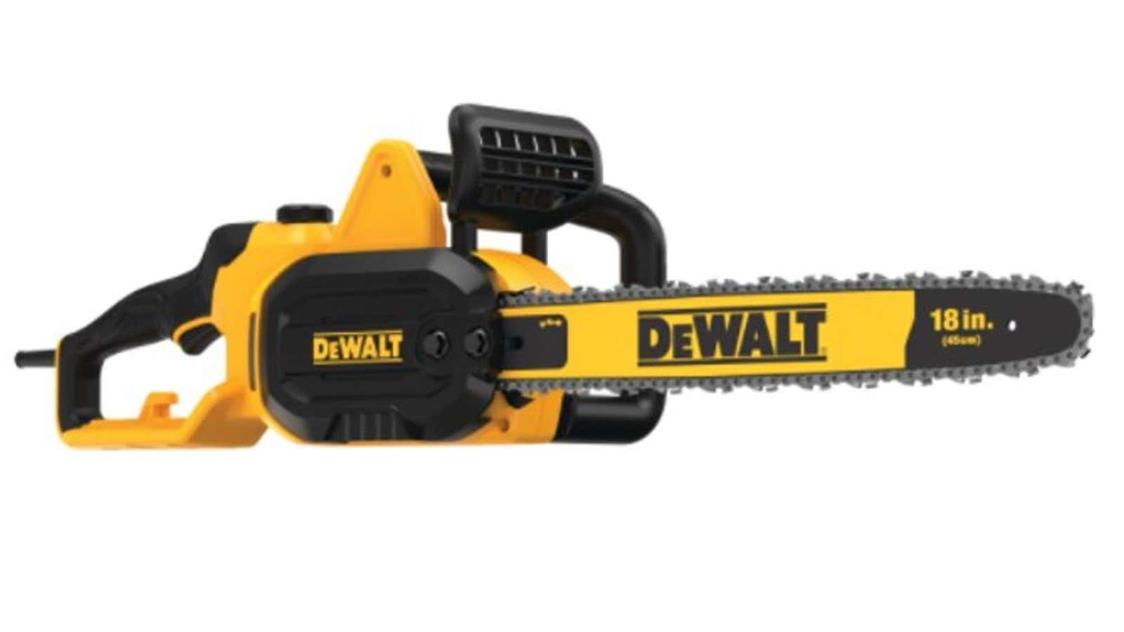 Recalled DeWalt chainsaw