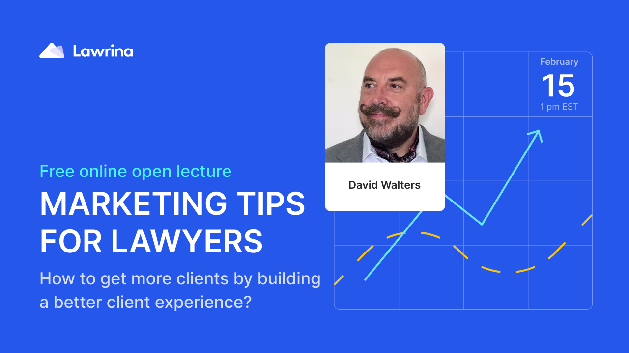Marketing tips for lawyers banner courtesy of Lawrina.
