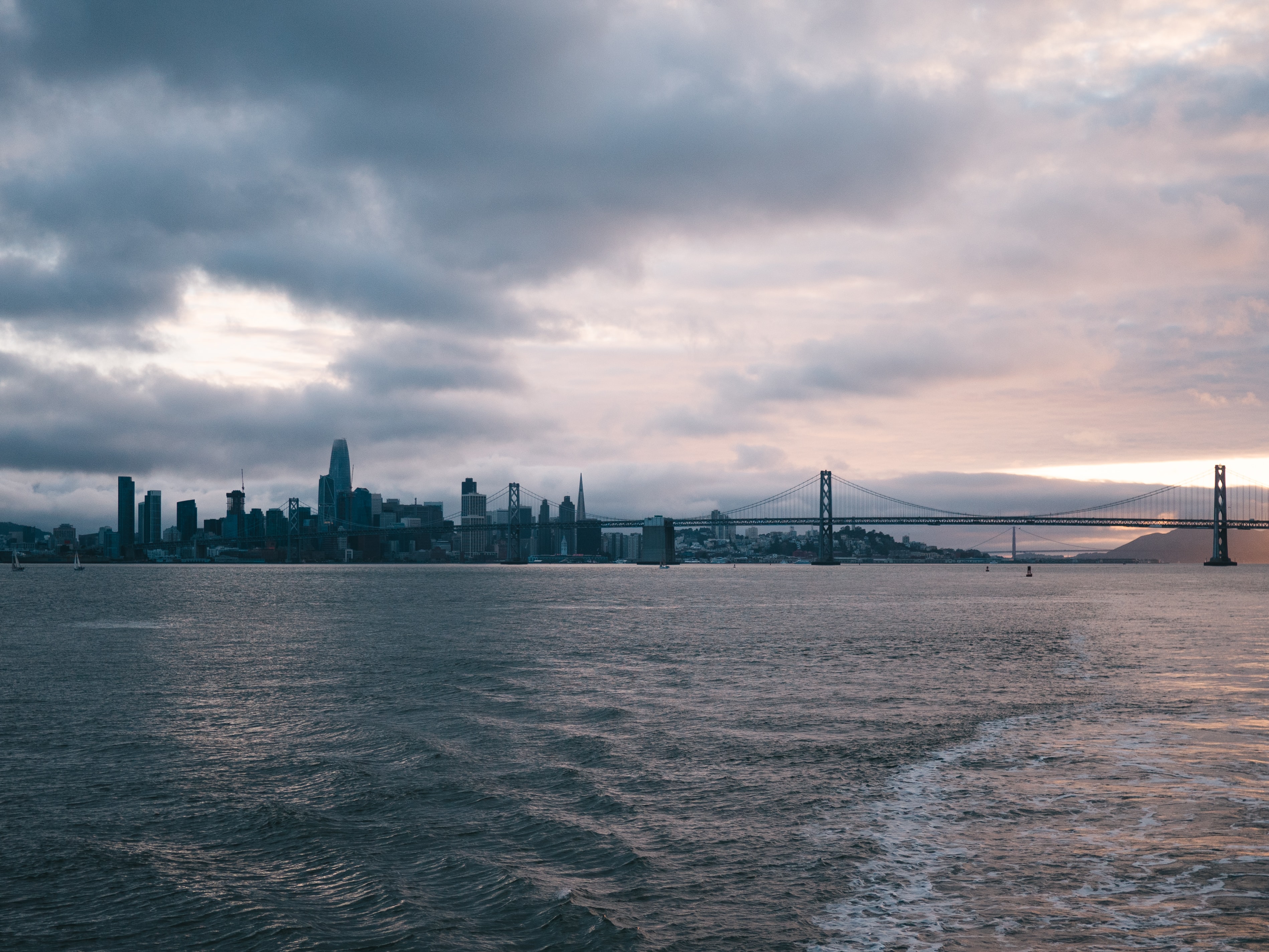 San Francisco Bay Ferry, Oakland, CA; image by Ronan Furuta, via Unsplash.com.