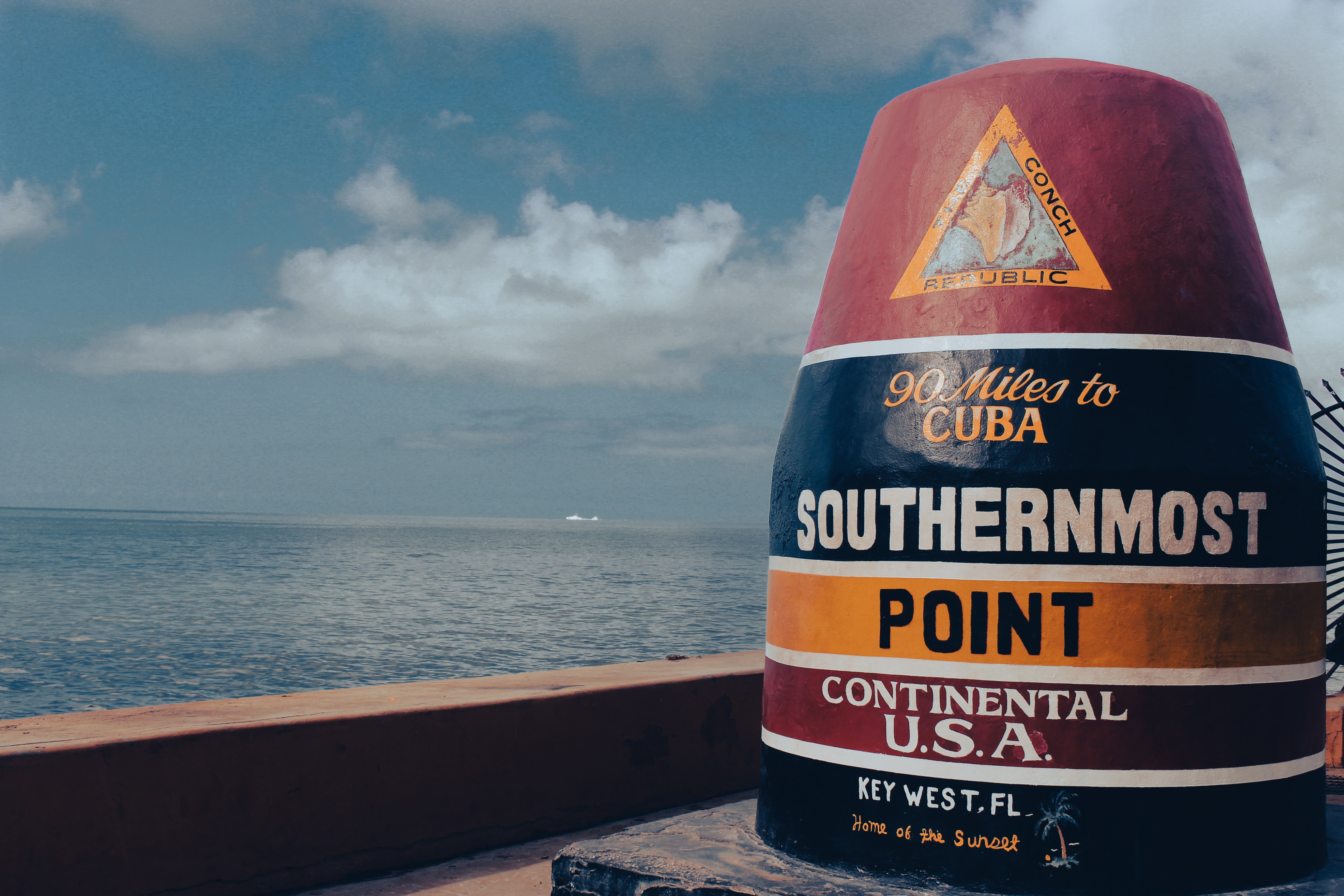 Southernmost point of continental US sign; image by Jametlene, via Unsplash.com