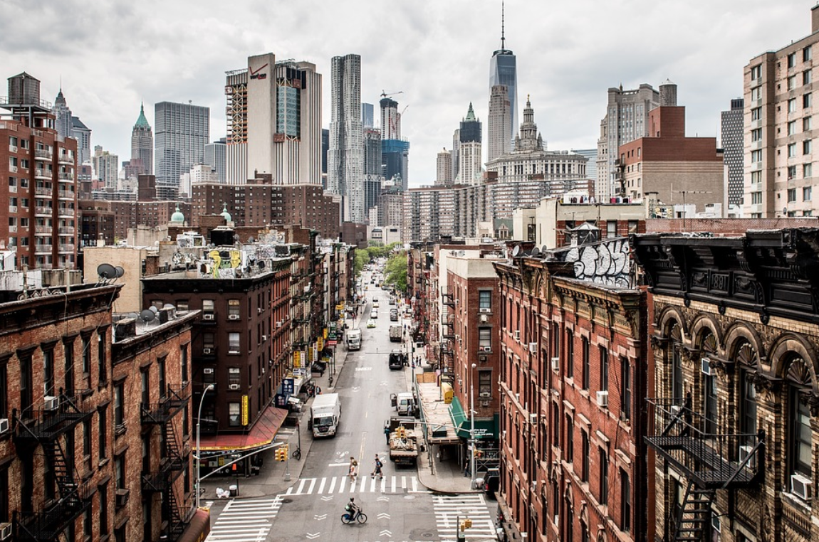 New York City street; image by Wiggijo, via Pixabay.com.