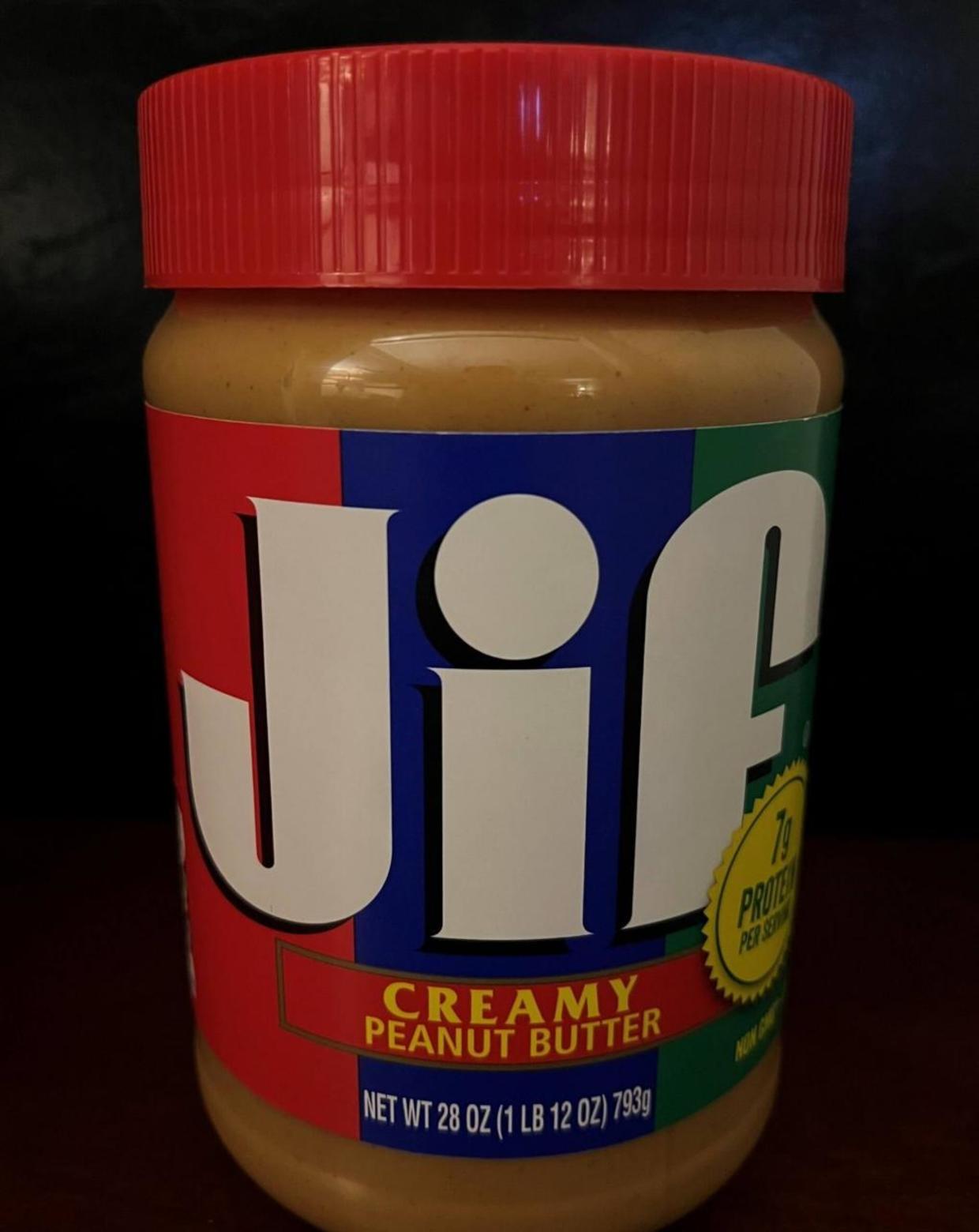 Recalled Jif Peanut Butter