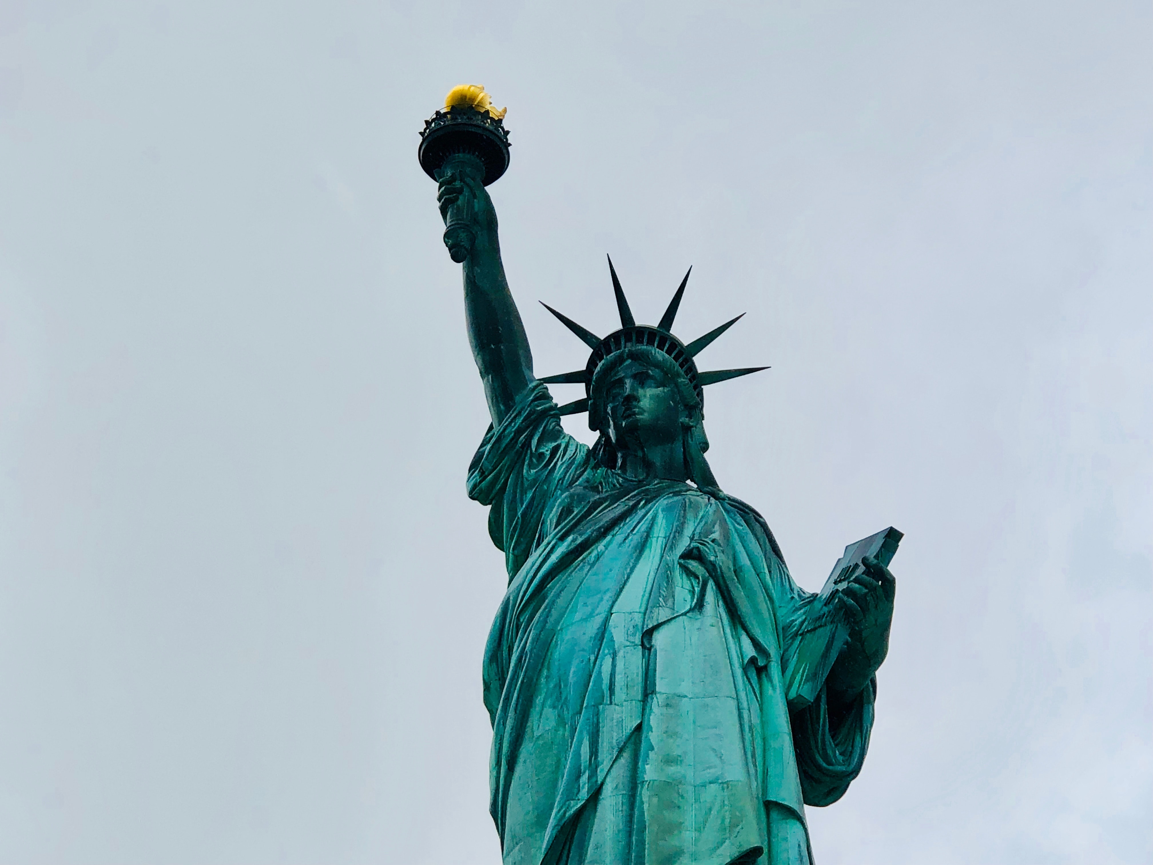 Statue of Liberty; imag eby Simon Fairhurst, via Unsplash.com.