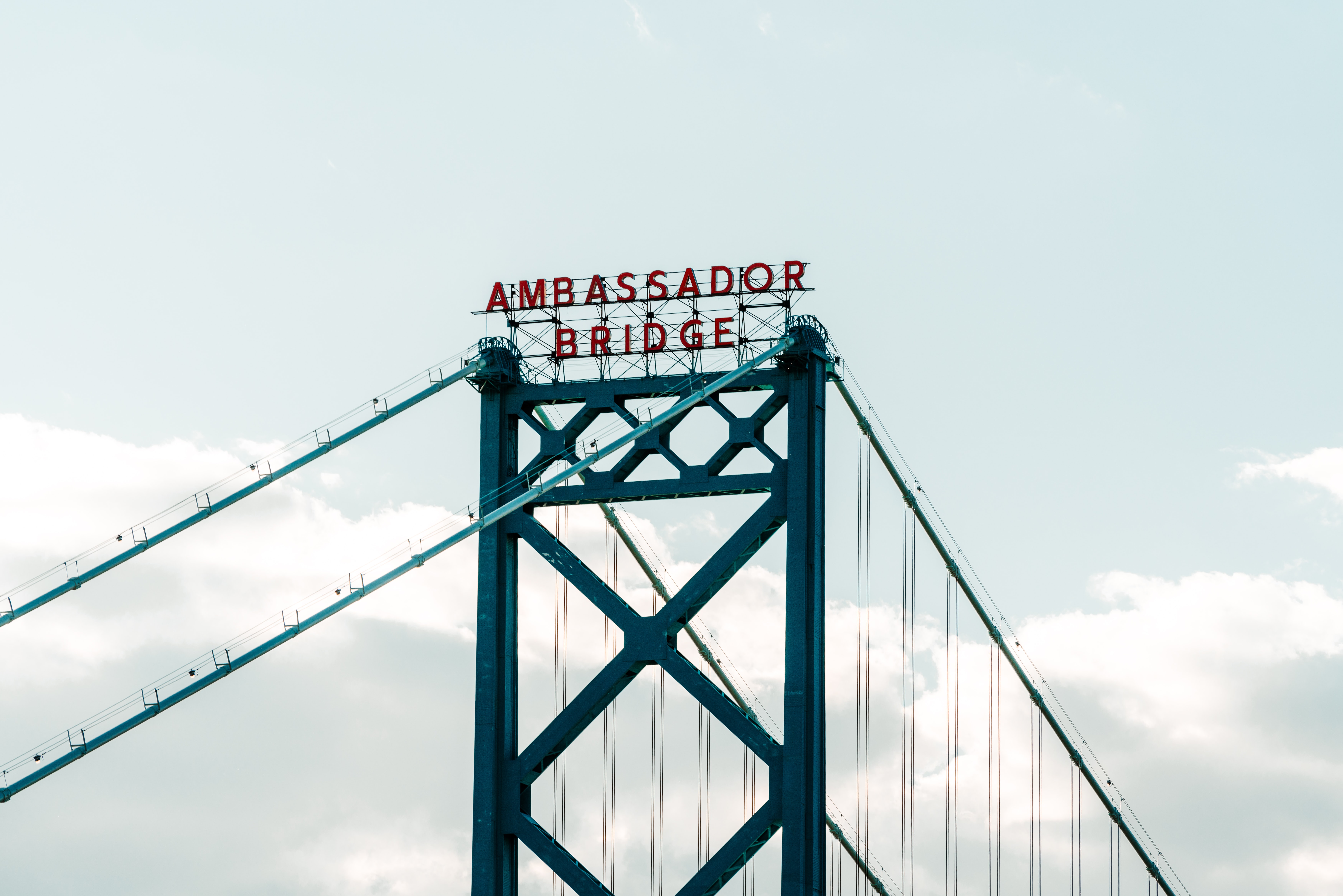 Ambassador Bridge; image by Hermes Rivera, via Unsplash.com.