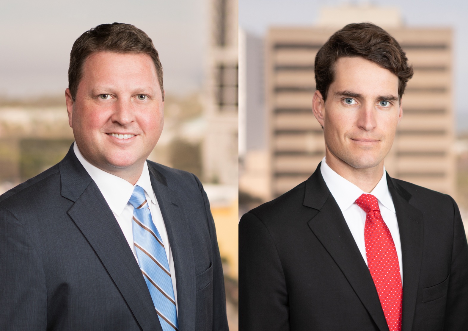 L to R: Jarrod Malone and Brandon Taaffe; image courtesy of Shumaker Law Firm.