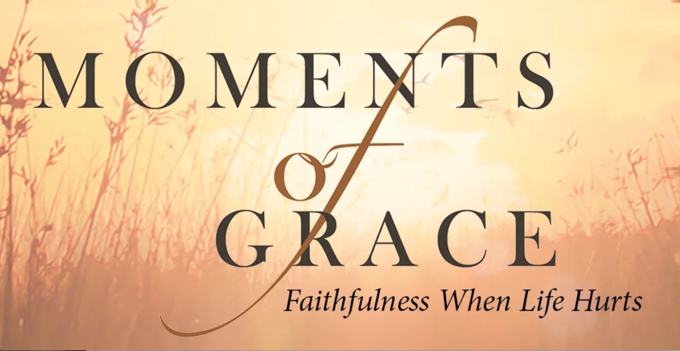 Moments of Grace Faithfulness When Life Hurts; image courtesy of Janae Hofer.