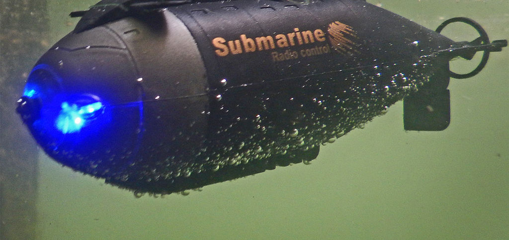 Drone submarine; image by Lamiot, CC BY-SA 4.0, via Wikimedia Commons.