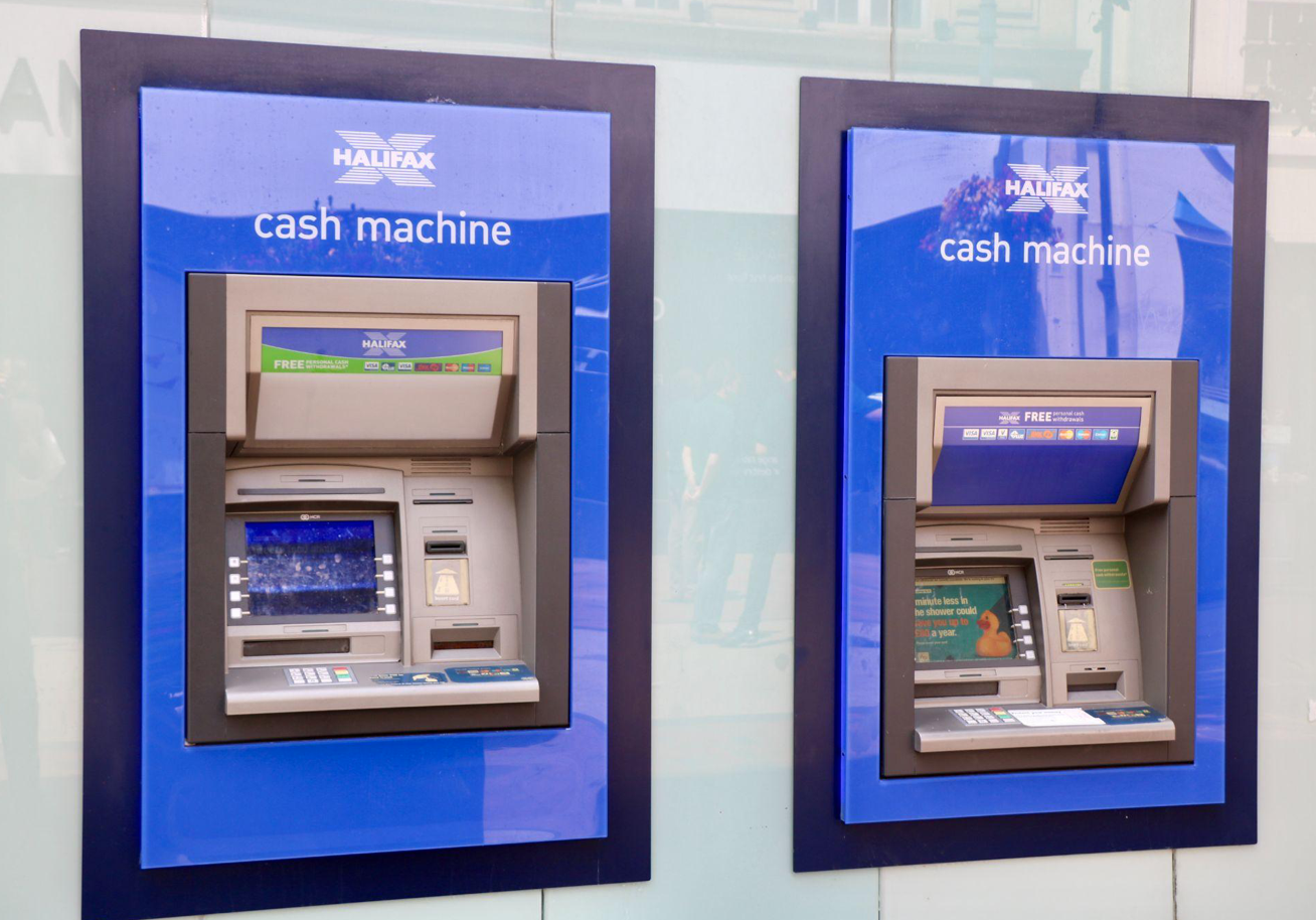 Halifax cash machine on the Tunbridge Wells' high street; image by Ethan Wilkinson, via Unsplash.com.
