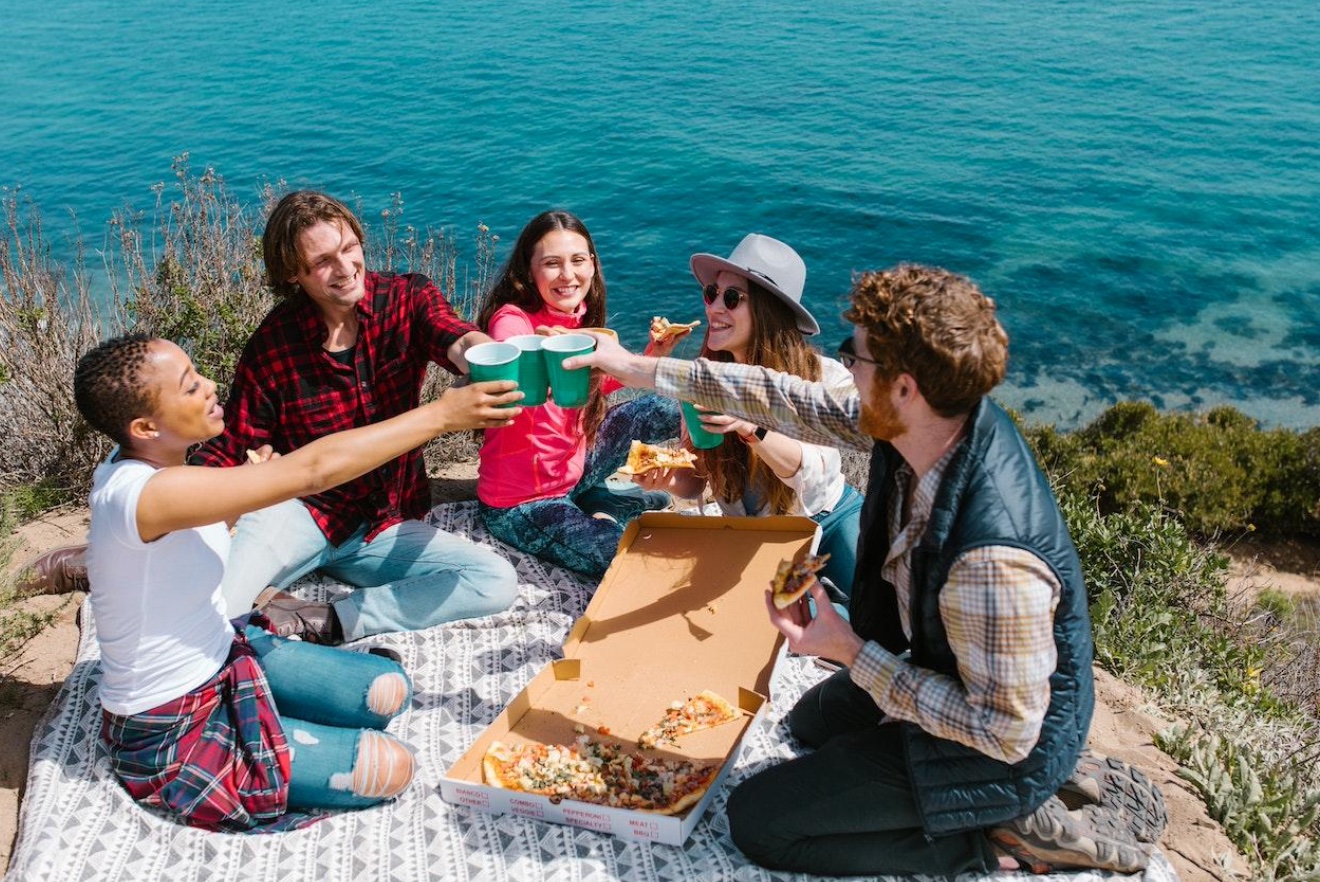 Picnicing people; image by RDNE Stock Project, via Pexels.com.