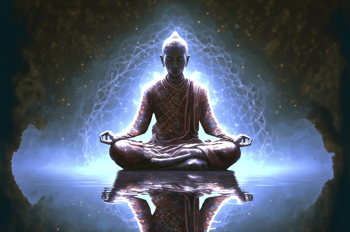 Man meditating; image by fszalai, via Pixabay.com.