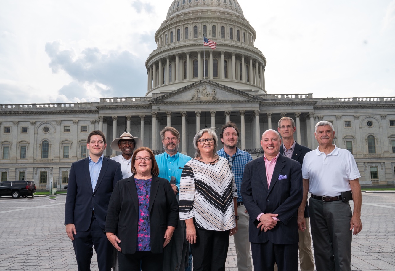 Members of OCM, CMA, ALCPGA, and NDPO on Capitol Hill lobbying in support of the OFF Act in July 2023 | Photo: Organization for Competitive Markets.