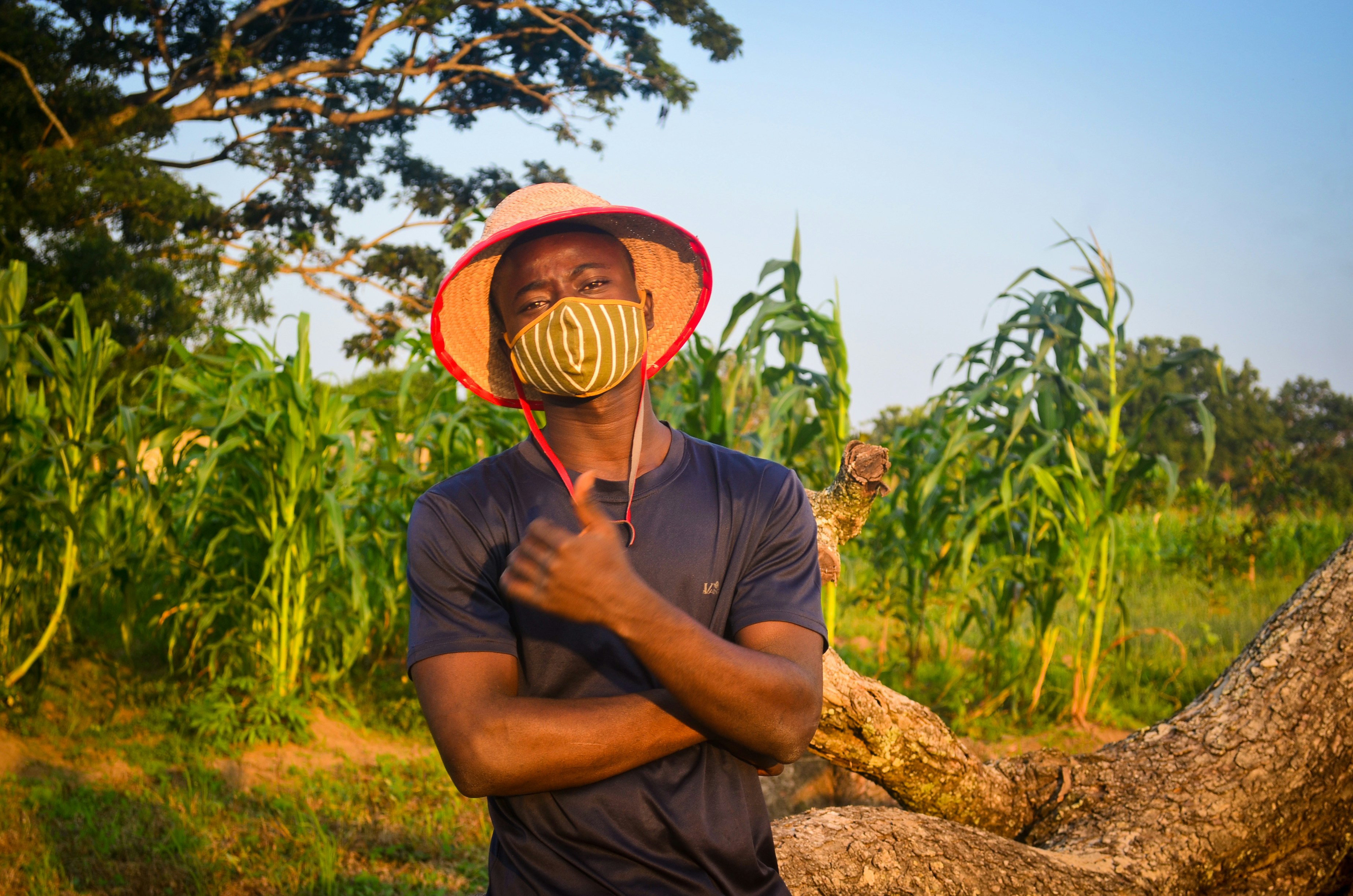 Black farmer; image by Abubakar Oalogun, via Unsplash.com.