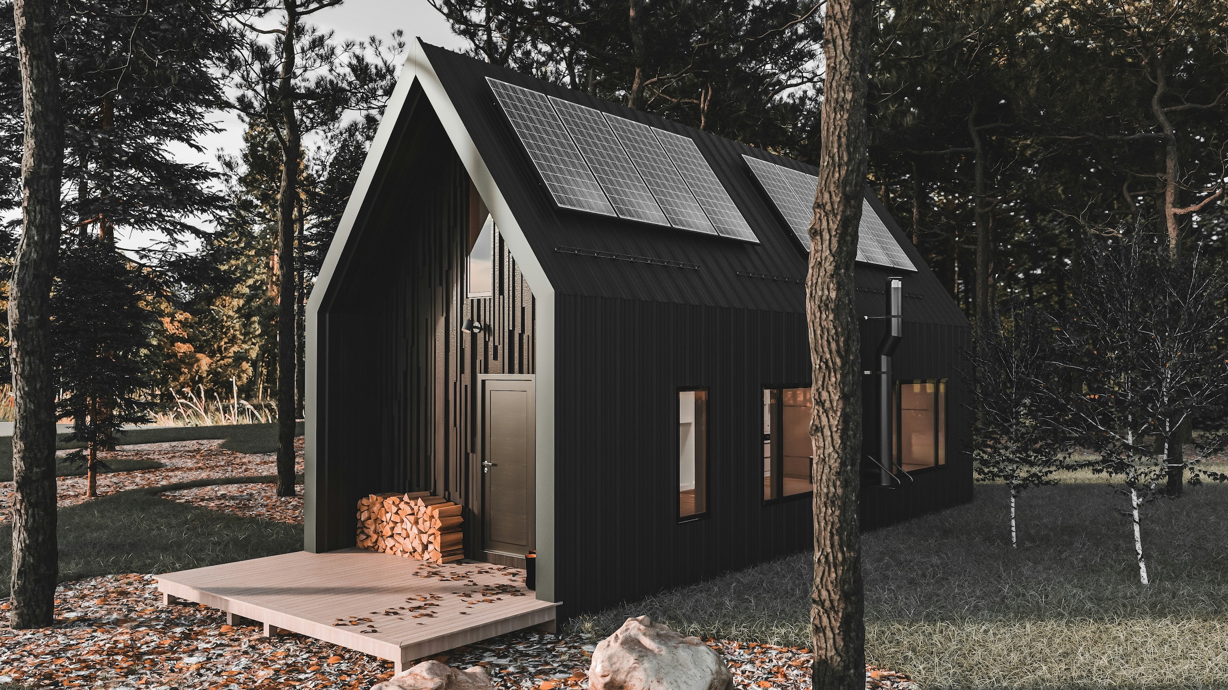 Small cabin; image by Thomas Werneken, via Unsplash.com.