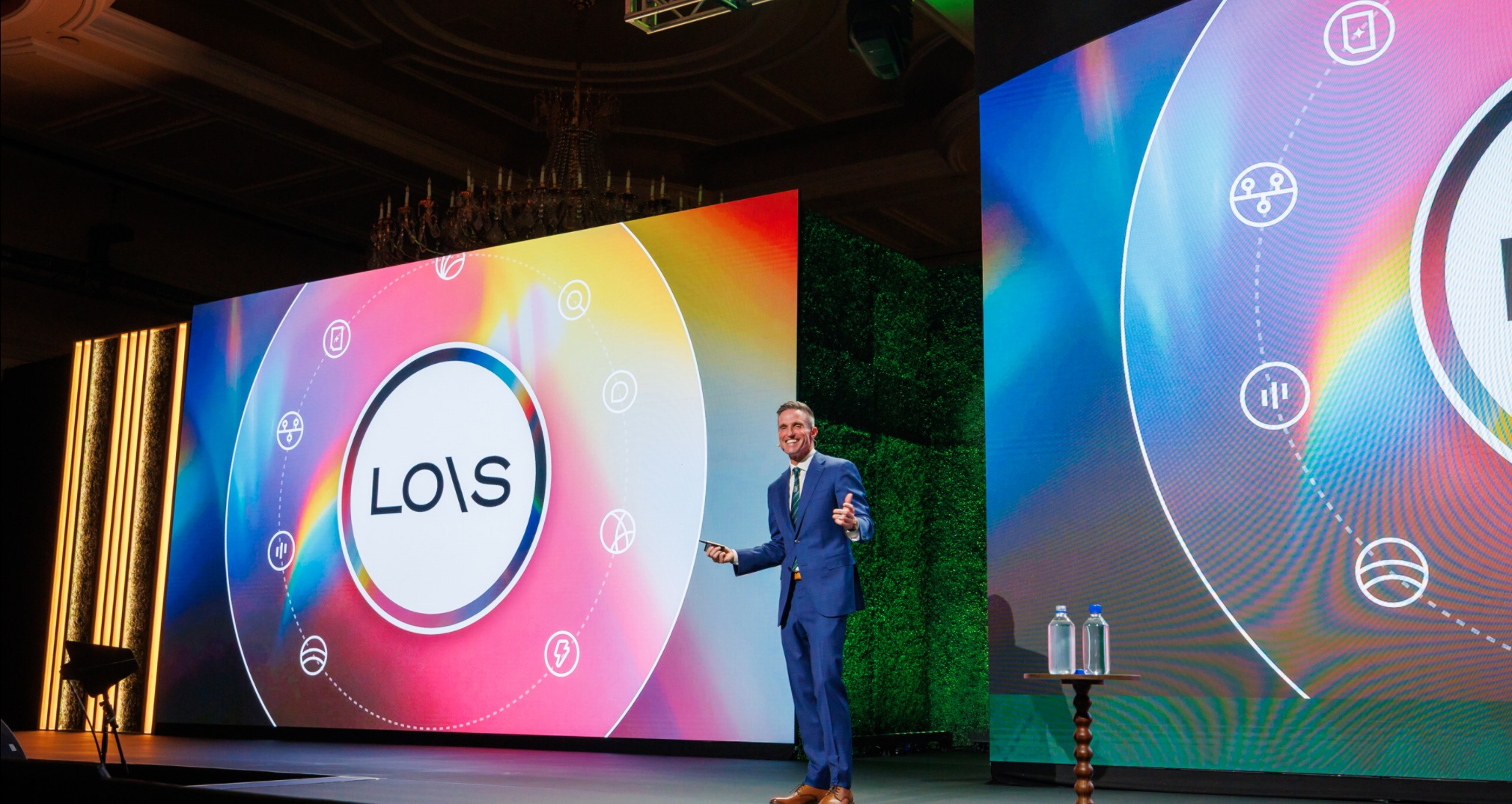 At LEX Summit 2025, Filevine CEO Ryan Anderson introduced the Legal Operating Intelligence System (LOIS), transforming the future of legal work. Image from press release.