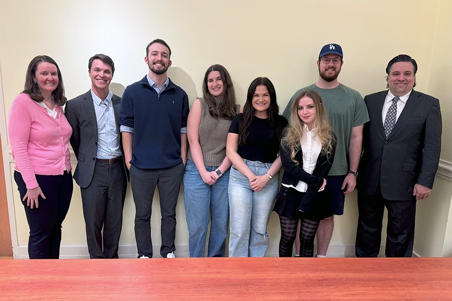 As part of the FSU College of Law’s 2026 Supreme Court Litigation course, students worked alongside Professors Michael Morley and Maureen Wagner Vinson to file an amicus brief in Watson v. RNC, a case that asks the U.S. Supreme Court to clarify the meaning and scope of federal Election Day statutes. (Photo by FSU College of Law, from press release.)
