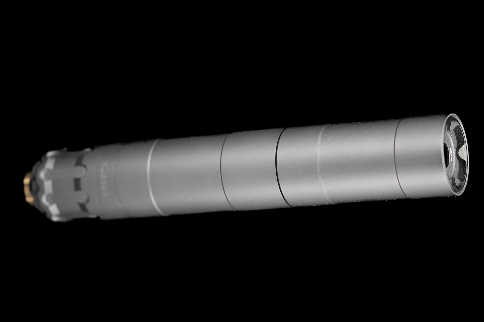 A Rugged Obsidian 9mm suppressor for a handgun. Image by Tony Webster, via Flickr.com, CC BY 2.0.