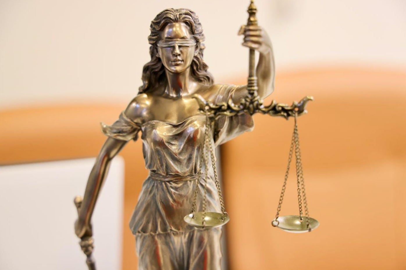 Lady Justice with her scales; image by dp singh Bullar, via Pexels.com.