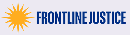 Frontline Justice logo from press release.