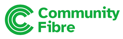 Community Fibre logo; courtesy of Community Fibre.