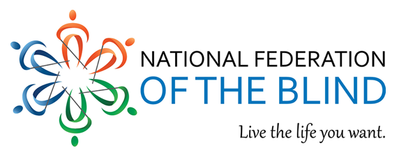 National Federation of the Blind logo courtesy of NFB.