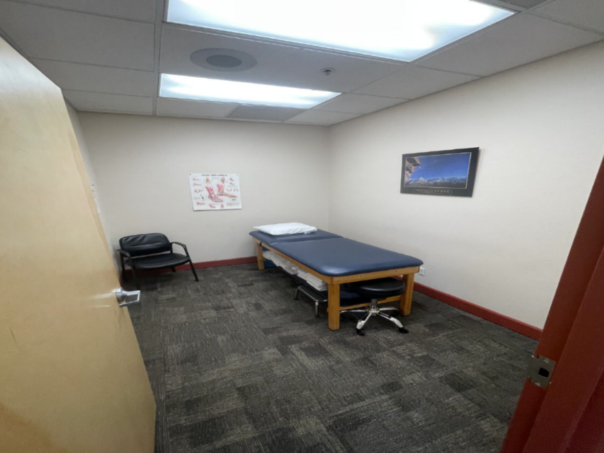Treatment room where the majority of the sexual assaults occurred. Image from press kit.