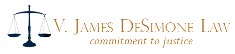V. James DeSimone Law logo courtesy of V. James DeSimone Law.